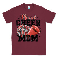 Burgundy mascot cheer mom Classic Tee - MaliasSmallBusiness