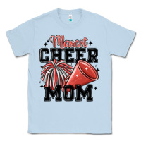 Dusty Blue mascot cheer mom Classic Tee - MaliasSmallBusiness