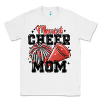 White mascot cheer mom Classic Tee - MaliasSmallBusiness