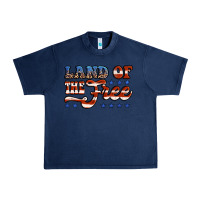 Navy land of the free america Urban Heavy Tee - Jasminsmagicworld