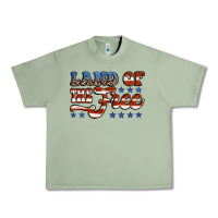Oil Green land of the free america Urban Heavy Tee - Jasminsmagicworld