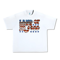 White land of the free america Urban Heavy Tee - Jasminsmagicworld