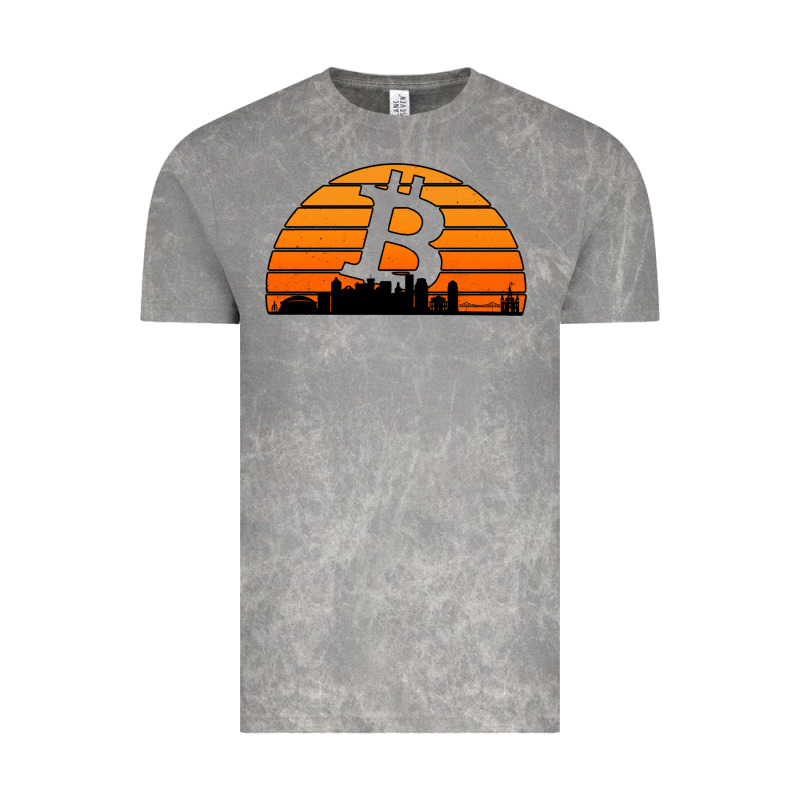 Bitcoin New Orleans Retro Sunset Vintage Tee by Jasminsmagicworld | Teevron
