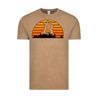 Vintage Coffee bitcoin new orleans retro sunset Vintage Tee - Jasminsmagicworld