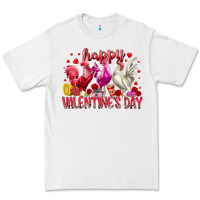 White happy valentines day Premium Tee - RacoonDesign