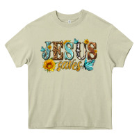 Mossy jesus saves Heavy Core Tee - HRA Design Shop