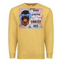 Antique Gold Never Underestimate a Woman Who Does Premium Sweatshirt - texasbilliewilder