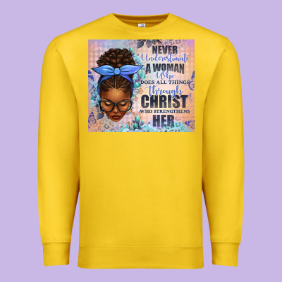 Never Underestimate A Woman Who Does Premium Sweatshirt Designed By Texasbilliewilder