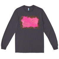 Smoke gemstone pink leopard background Long Sleeve Tee - JahusDesignShop