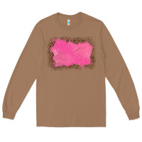 Toasted Coconut gemstone pink leopard background Long Sleeve Tee - JahusDesignShop