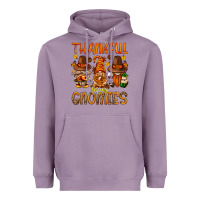 Lavender thankful for my gnomies Heavyweight Hoodie - NancyCooperArtShop
