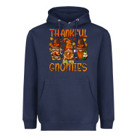 Navy thankful for my gnomies Heavyweight Hoodie - NancyCooperArtShop