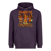 Plum thankful for my gnomies Heavyweight Hoodie - NancyCooperArtShop