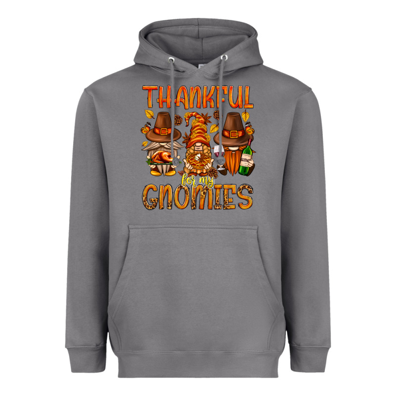 Thankful For My Gnomies Heavyweight Hoodie by NancyCooperArtShop | Teevron