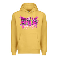 Antique Gold Stronger than the storm Cancer Awareness Premium Hoodie - HowdyJamesFarm