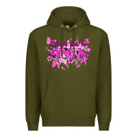 Army Green Stronger than the storm Cancer Awareness Premium Hoodie - HowdyJamesFarm