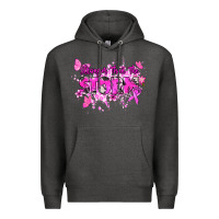 Charcoal Heather Stronger than the storm Cancer Awareness Premium Hoodie - HowdyJamesFarm