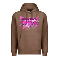 Chestnut Stronger than the storm Cancer Awareness Premium Hoodie - HowdyJamesFarm