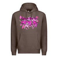 Coffee Stronger than the storm Cancer Awareness Premium Hoodie - HowdyJamesFarm