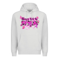 Dove Grey Stronger than the storm Cancer Awareness Premium Hoodie - HowdyJamesFarm