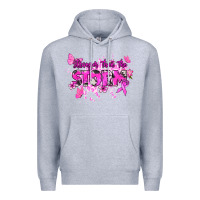 Heather Grey Stronger than the storm Cancer Awareness Premium Hoodie - HowdyJamesFarm