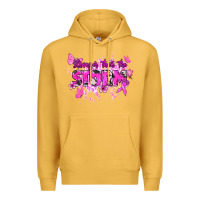 Mustard Stronger than the storm Cancer Awareness Premium Hoodie - HowdyJamesFarm
