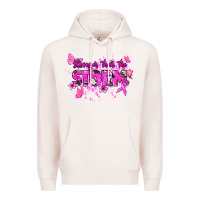 Pale Pink Stronger than the storm Cancer Awareness Premium Hoodie - HowdyJamesFarm