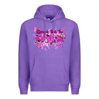 Purple Stronger than the storm Cancer Awareness Premium Hoodie - HowdyJamesFarm