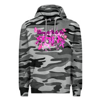 Slate Camo Stronger than the storm Cancer Awareness Premium Hoodie - HowdyJamesFarm