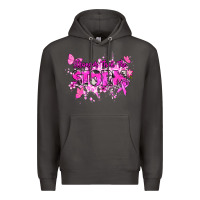 Smoke Stronger than the storm Cancer Awareness Premium Hoodie - HowdyJamesFarm