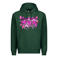 Sports Green Stronger than the storm Cancer Awareness Premium Hoodie - HowdyJamesFarm