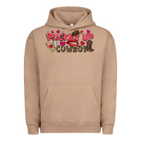 Pigment Burro Pucker Up Cowboy Valentine's Day Urban Hoodie - FaDigitalArtStudio