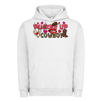 Pigment Lunar Rock Pucker Up Cowboy Valentine's Day Urban Hoodie - FaDigitalArtStudio