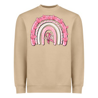Mushroom breast cancer  rainbow Heavyweight Sweatshirt - MaliasSmallBusiness