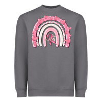 Breast Cancer  Rainbow Heavyweight Sweatshirt | Teevron