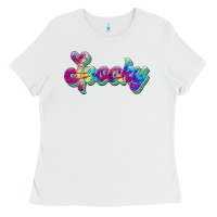 White spooky Ladies Tee - JahusDesignShop