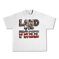 Land Of The Free America Western Pattern Urban Heavy Tee | Teevron