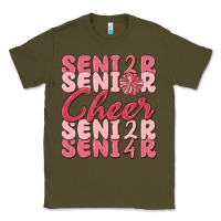 Army Green senior cheer 2024 Classic Tee - MaliasSmallBusiness