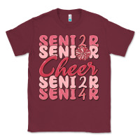 Burgundy senior cheer 2024 Classic Tee - MaliasSmallBusiness