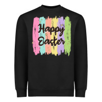 Black happy easter Heavyweight Sweatshirt - MaliasSmallBusiness