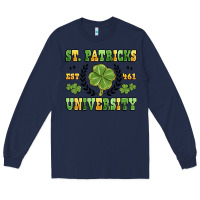 Navy st. patricks university Long Sleeve Tee - MaliasSmallBusiness