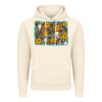 Vintage Artic cow skull sunflower background Vintage Hoodie - AdoDesignShop