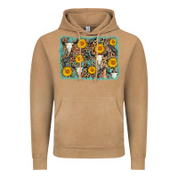 Vintage Camel cow skull sunflower background Vintage Hoodie - AdoDesignShop