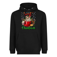 Black Sweet christmas Heavyweight Hoodie - NancyCooperArtShop