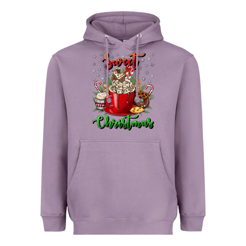 Sweet Christmas Heavyweight Hoodie by NancyCooperArtShop | Teevron