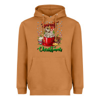 Meerkat Sweet christmas Heavyweight Hoodie - NancyCooperArtShop