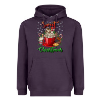 Plum Sweet christmas Heavyweight Hoodie - NancyCooperArtShop