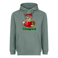 Sage Sweet christmas Heavyweight Hoodie - NancyCooperArtShop