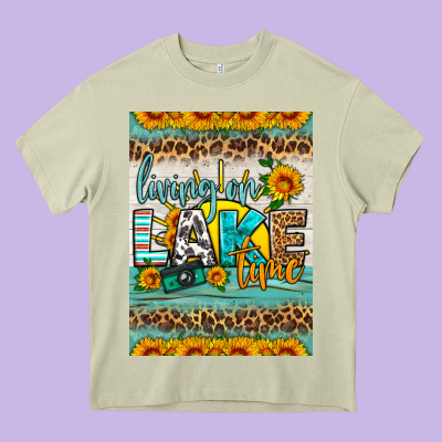 Living On Lake Time Air Freshener Heavy Core Tee Designed By Hra Design Shop