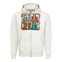 Oatmeal Heather Fall Autumn Leopard Mama Zipper Hoodie - LillyAllenDesigns